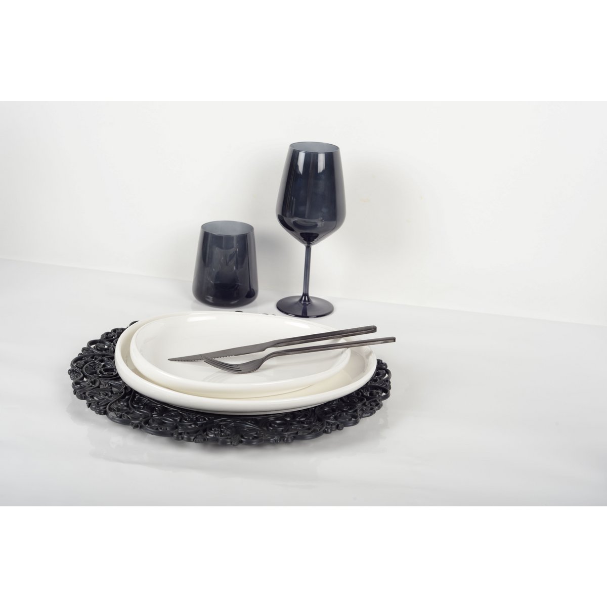 Wassergläser Schwarz 6er-Set