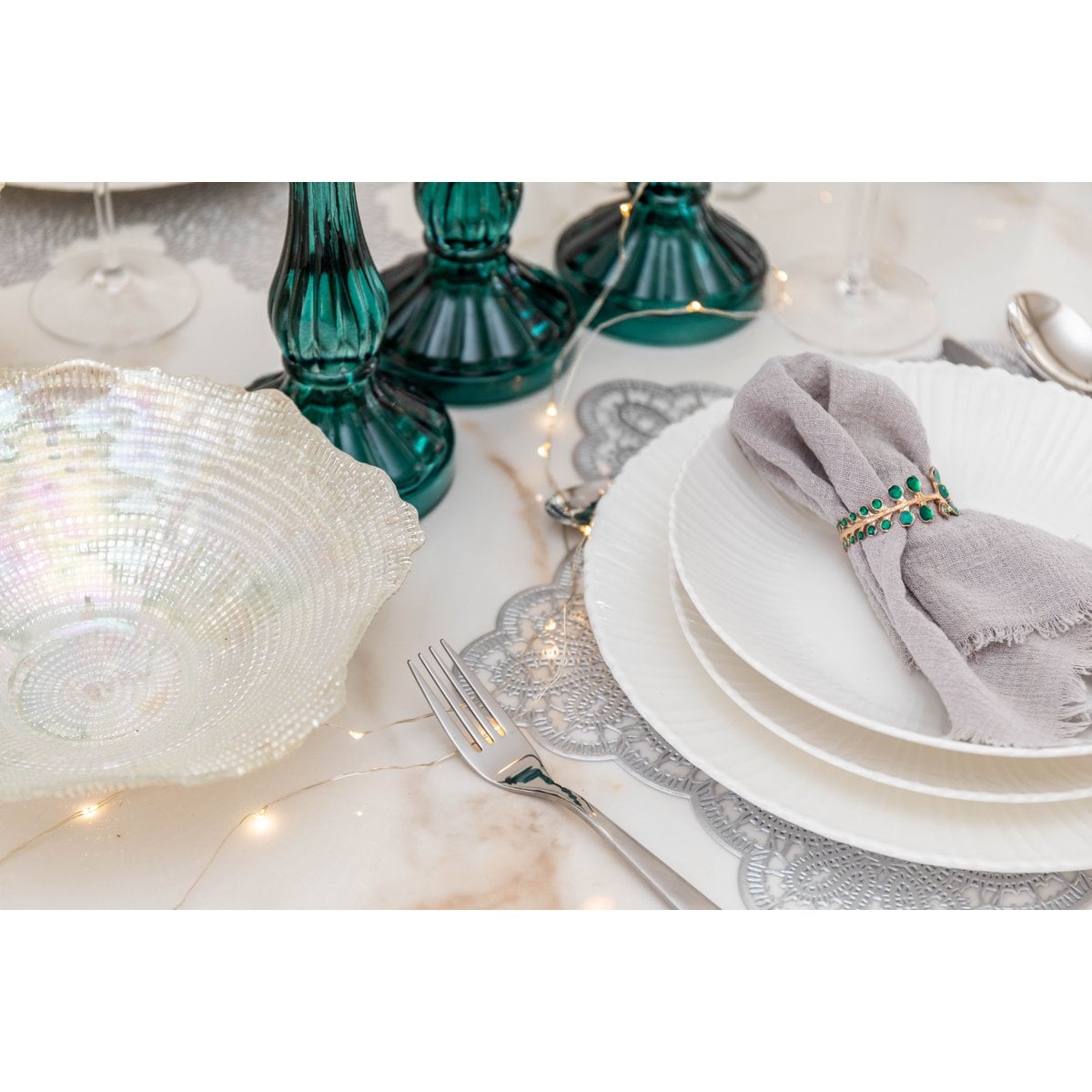 Silbernes Besteck-Set BRILLIANT 24-teilig