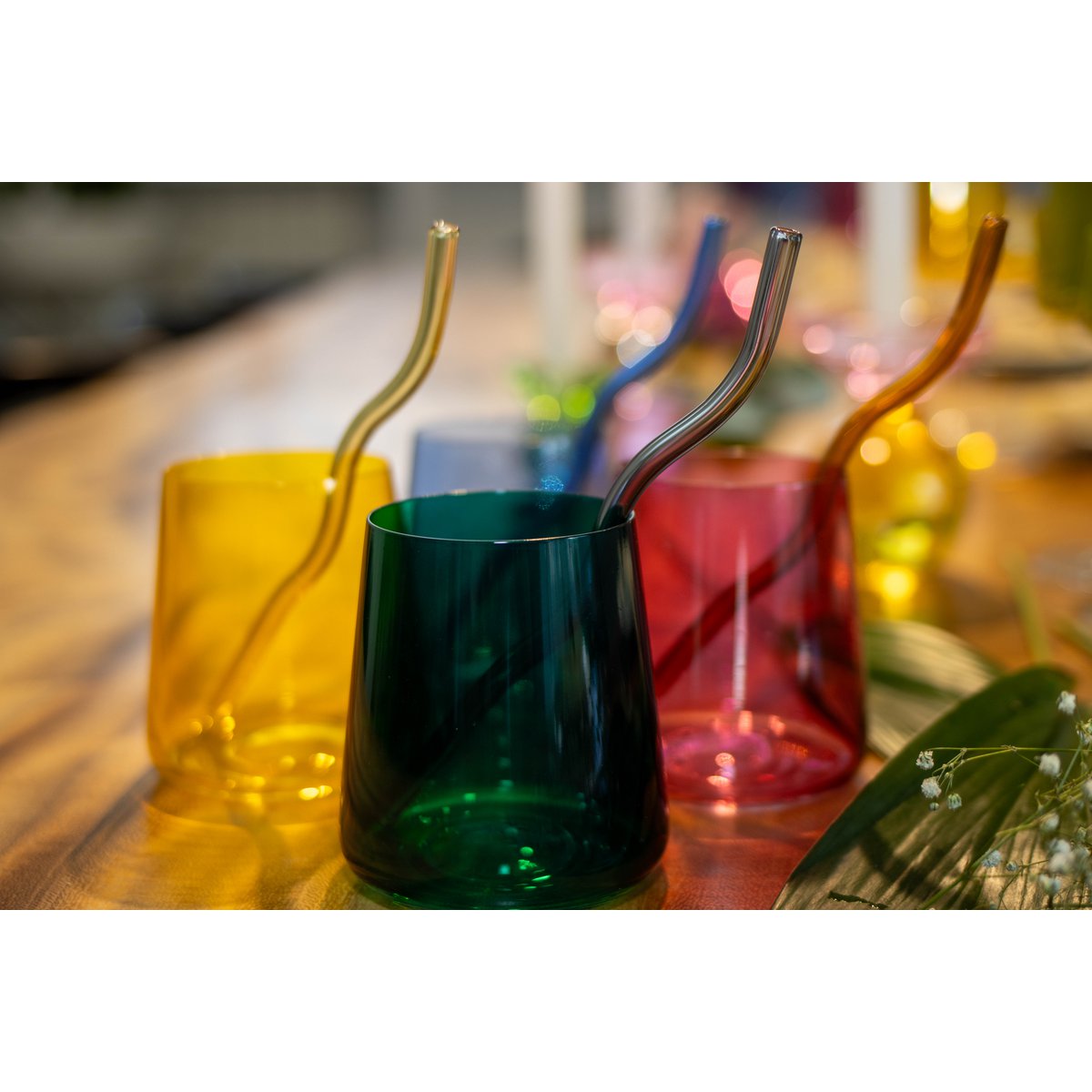 Wassergläser BUNT 6 Farben 300ml 6er-Set