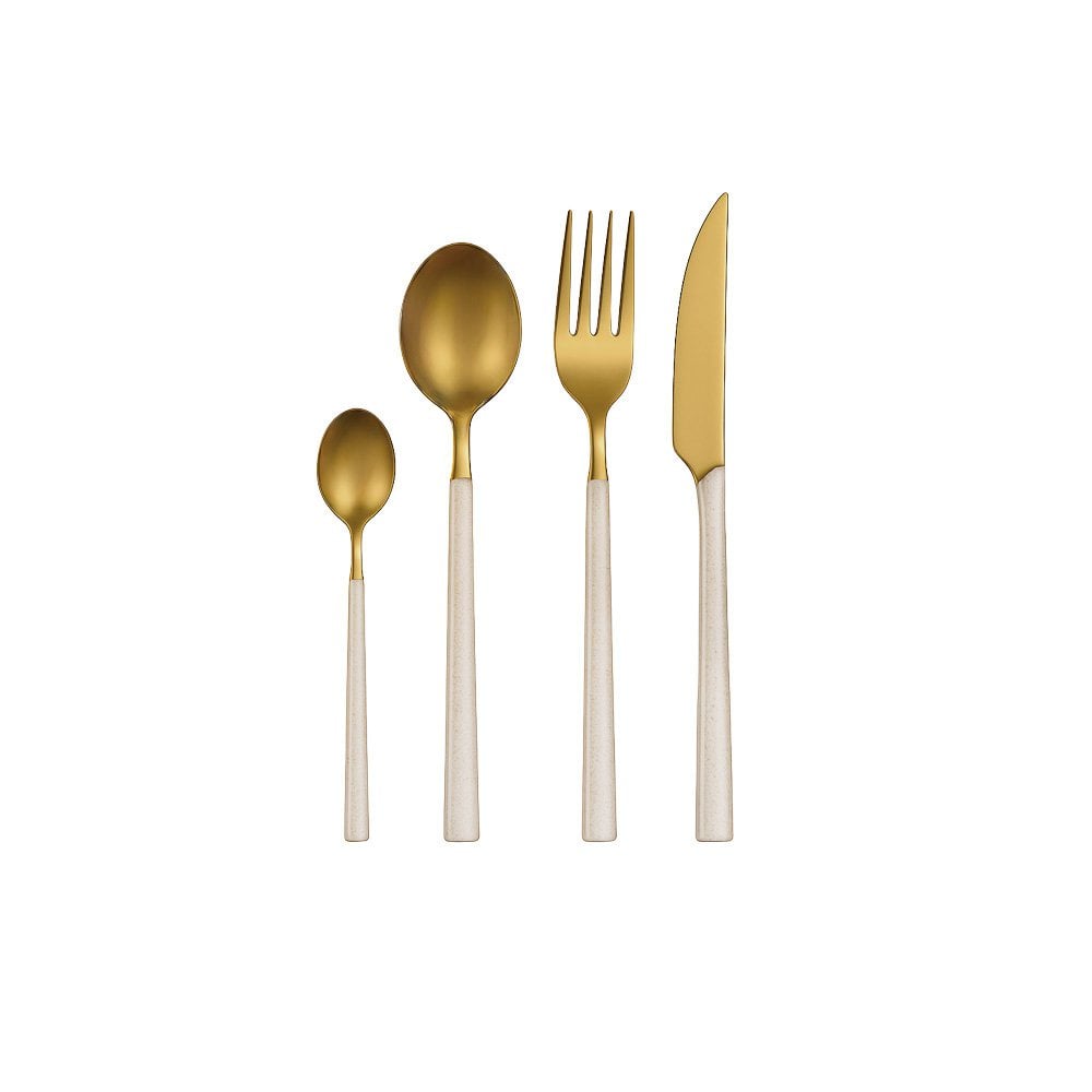 Golden Cutlery Set GLITTER 24-piece