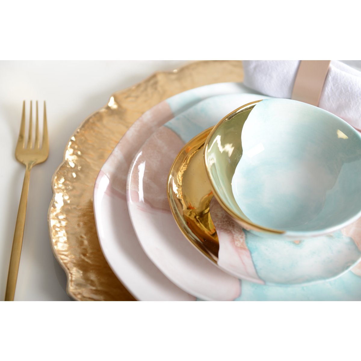Porcelain Dessert Plate TREASURE MINE