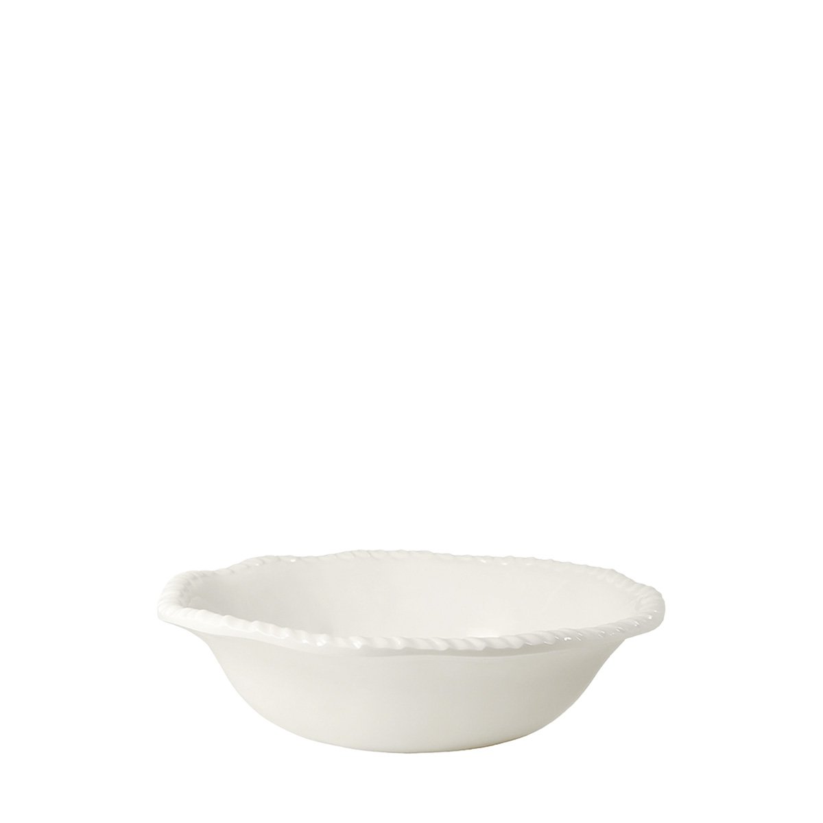 Melamine Soup Plate CREAM with Rope Rim