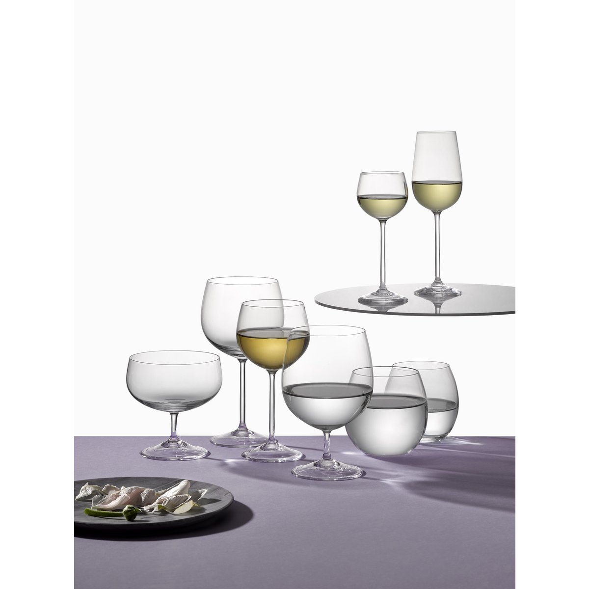 Prosecco-Gläser / Sektflöten PFINGSTROSE 150ml 6er-SetDE 6