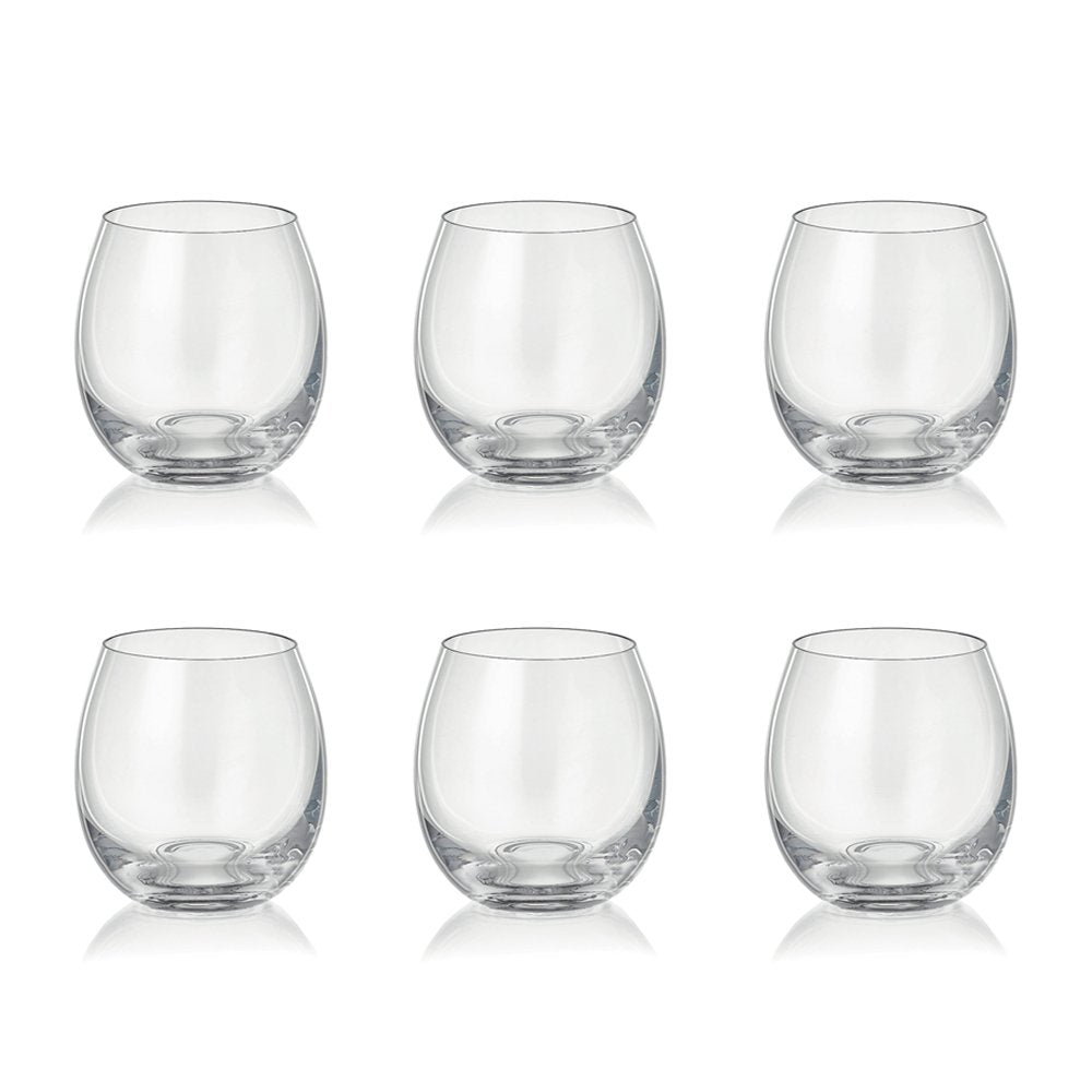 Wassergläser Tumbler PFINGSTROSEN 380ml 6er-Set
