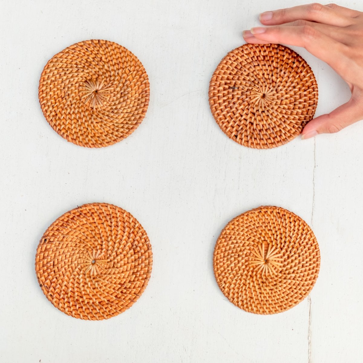 Rattan-Untersetzer TIBU