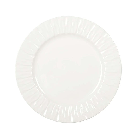 Porcelain Dinner Plate LILIA White