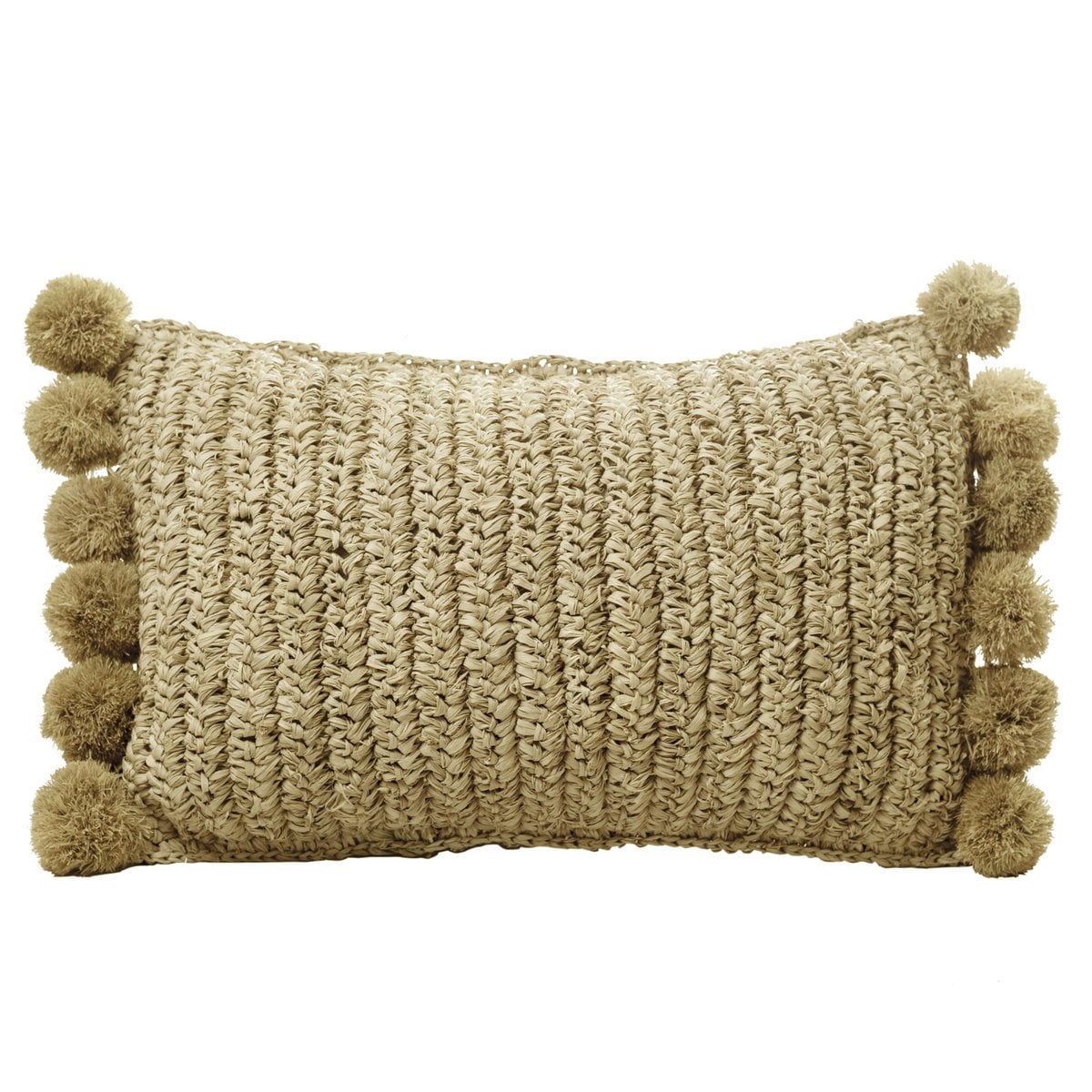 Bastkissen SANUR mit Pompons