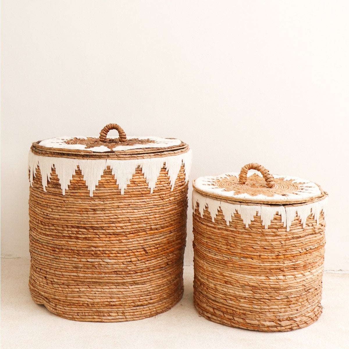 Banana Fiber Laundry Hamper EMPAT