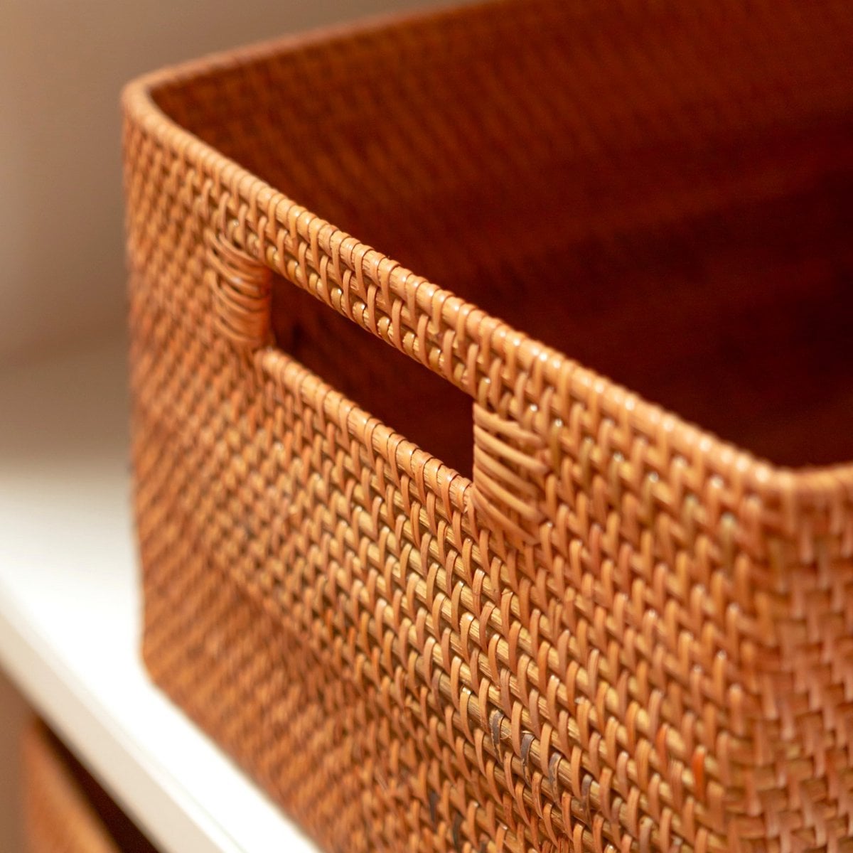 Rattan-Regalkorb WARSA