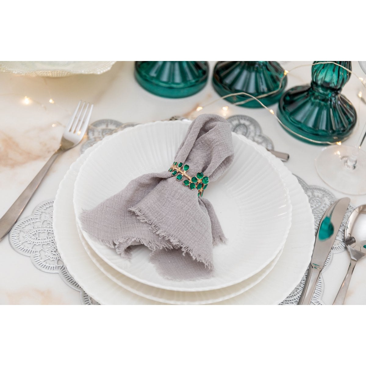 Silbernes Besteck-Set BRILLIANT 24-teilig