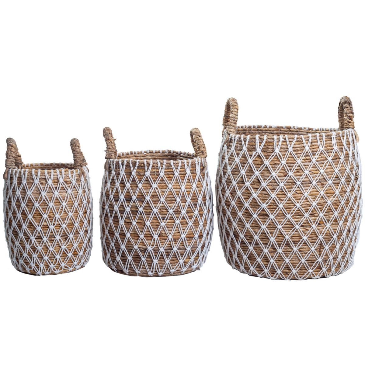 Storage basket KUBU made of banana fibre
