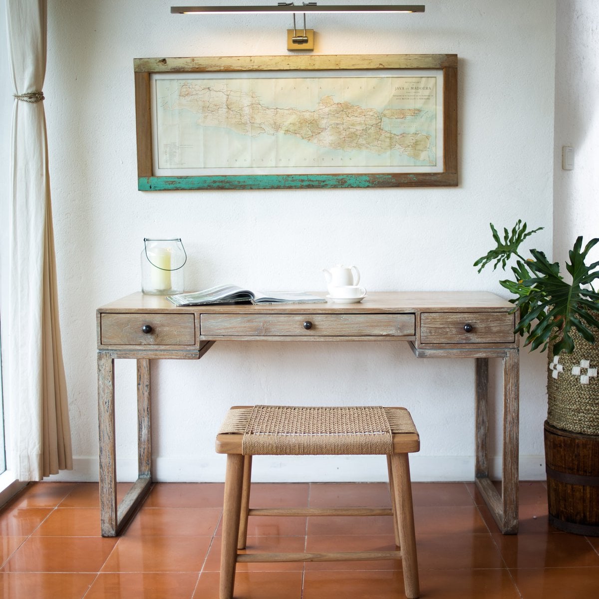 Wooden Stool SUNDA Trembesi