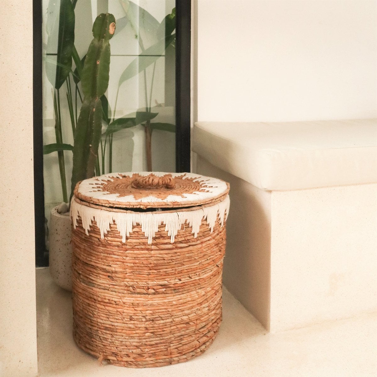 Banana Fiber Laundry Hamper EMPAT