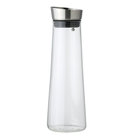 Glass carafe with metal-cork stopper 1.2L