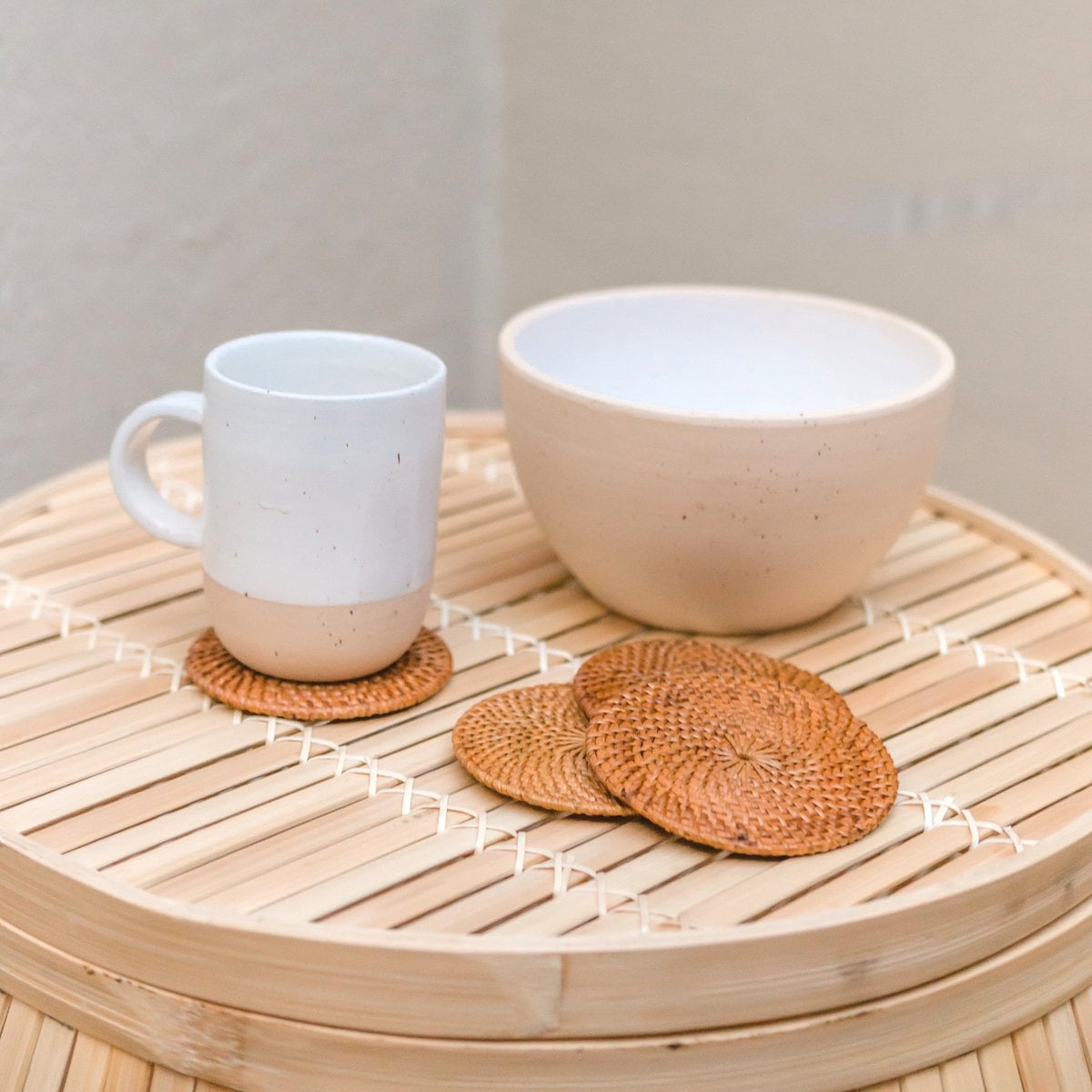 Rattan-Untersetzer TIBU