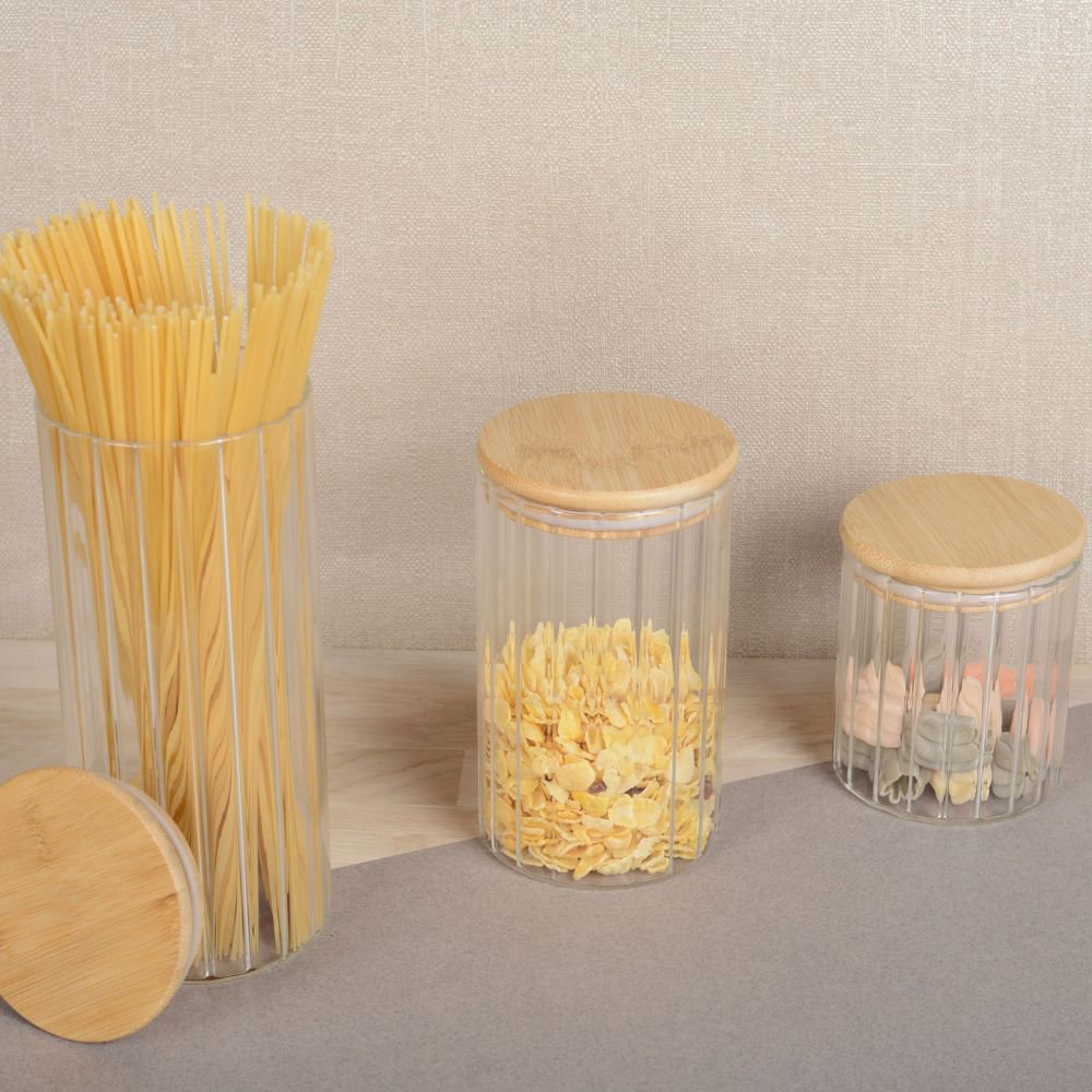 Vorratsglas mit Holzdeckel