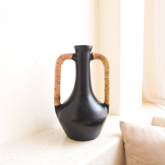 Clay Vase SELAYAR Black