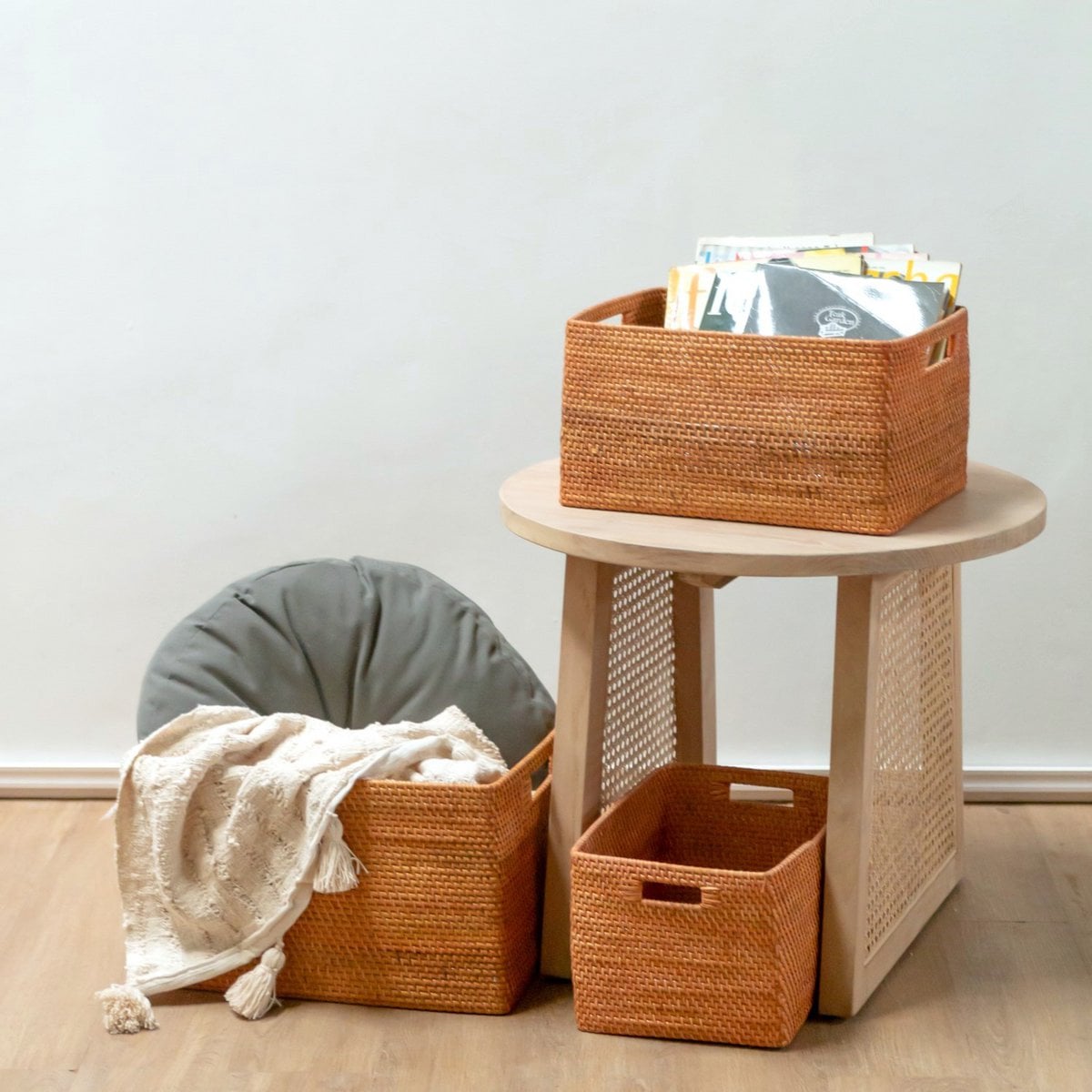 Rattan-Regalkorb WARSA