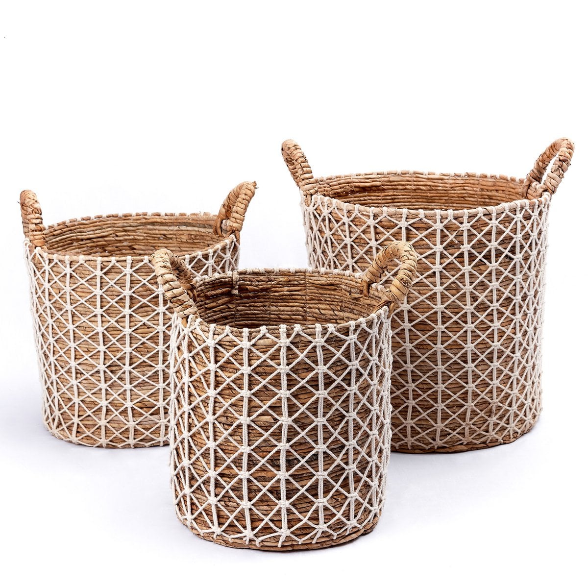 Boho Wäschekorb KERSO