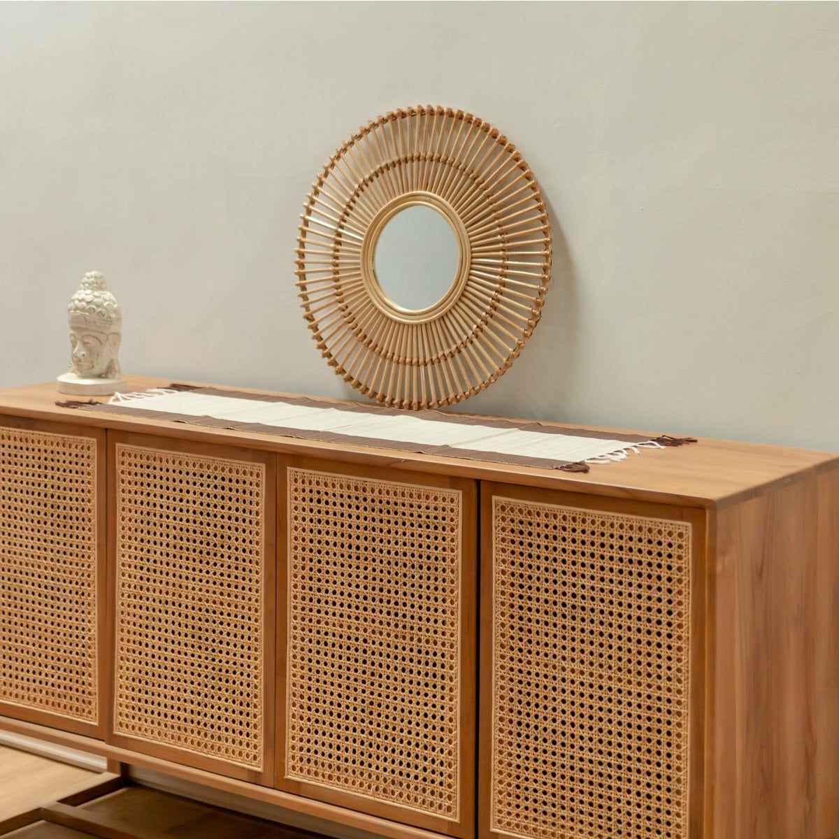 Rattan Wall Mirror BUMI