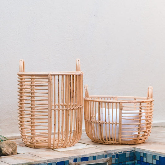 JEMUH Rattan Storage Basket