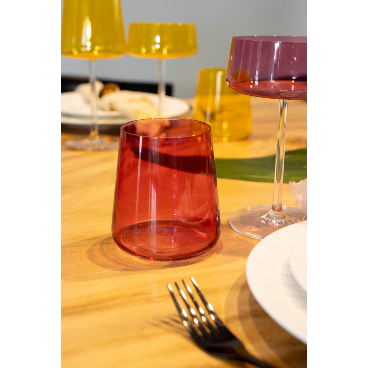 Wassergläser BUNT 6 Farben 300ml 6er-Set