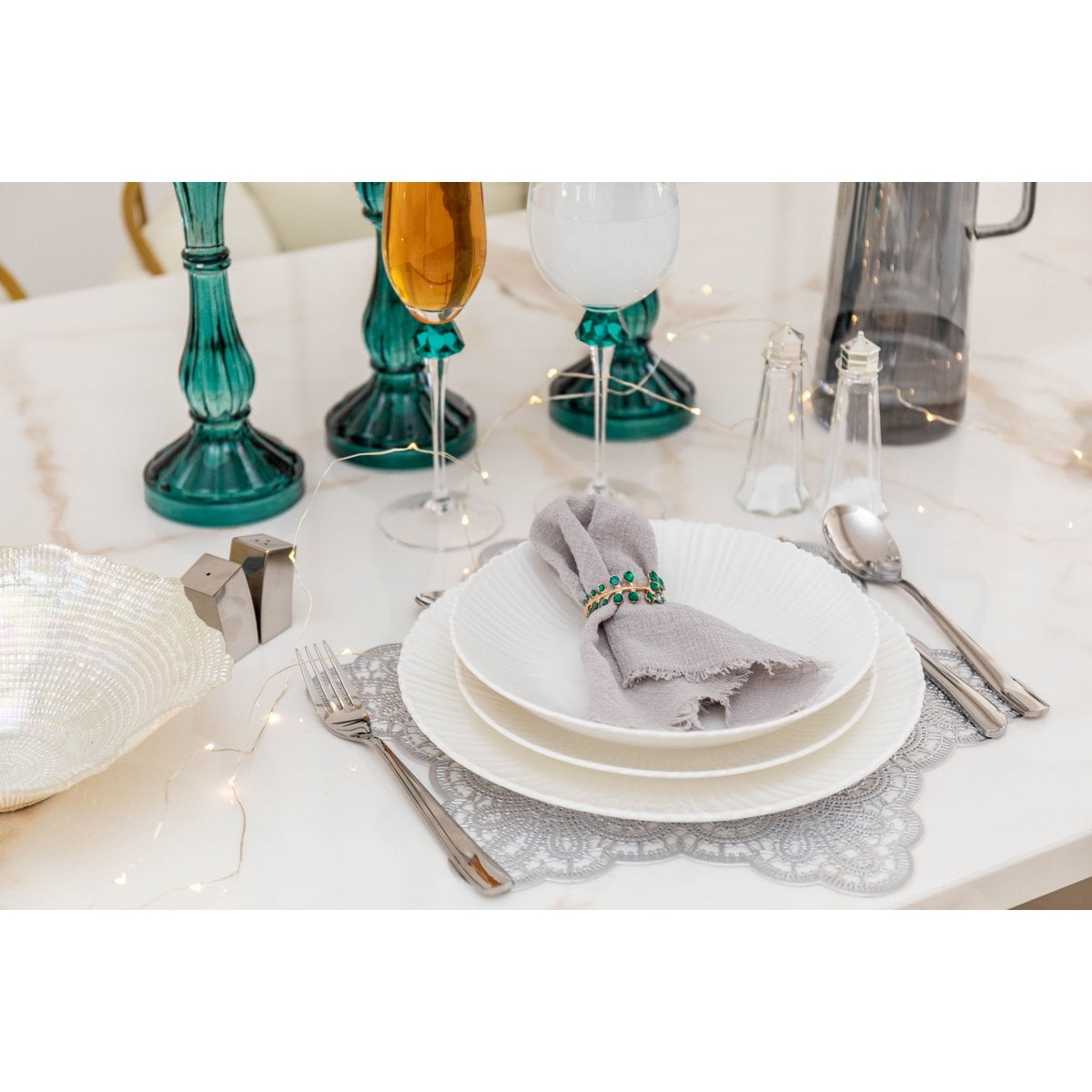 Silbernes Besteck-Set BRILLIANT 24-teilig