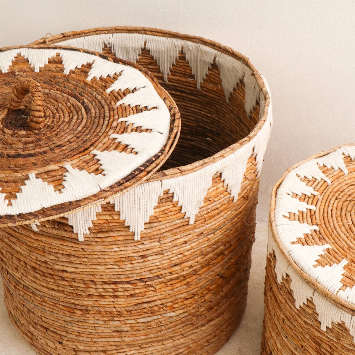 Banana Fiber Laundry Hamper EMPAT