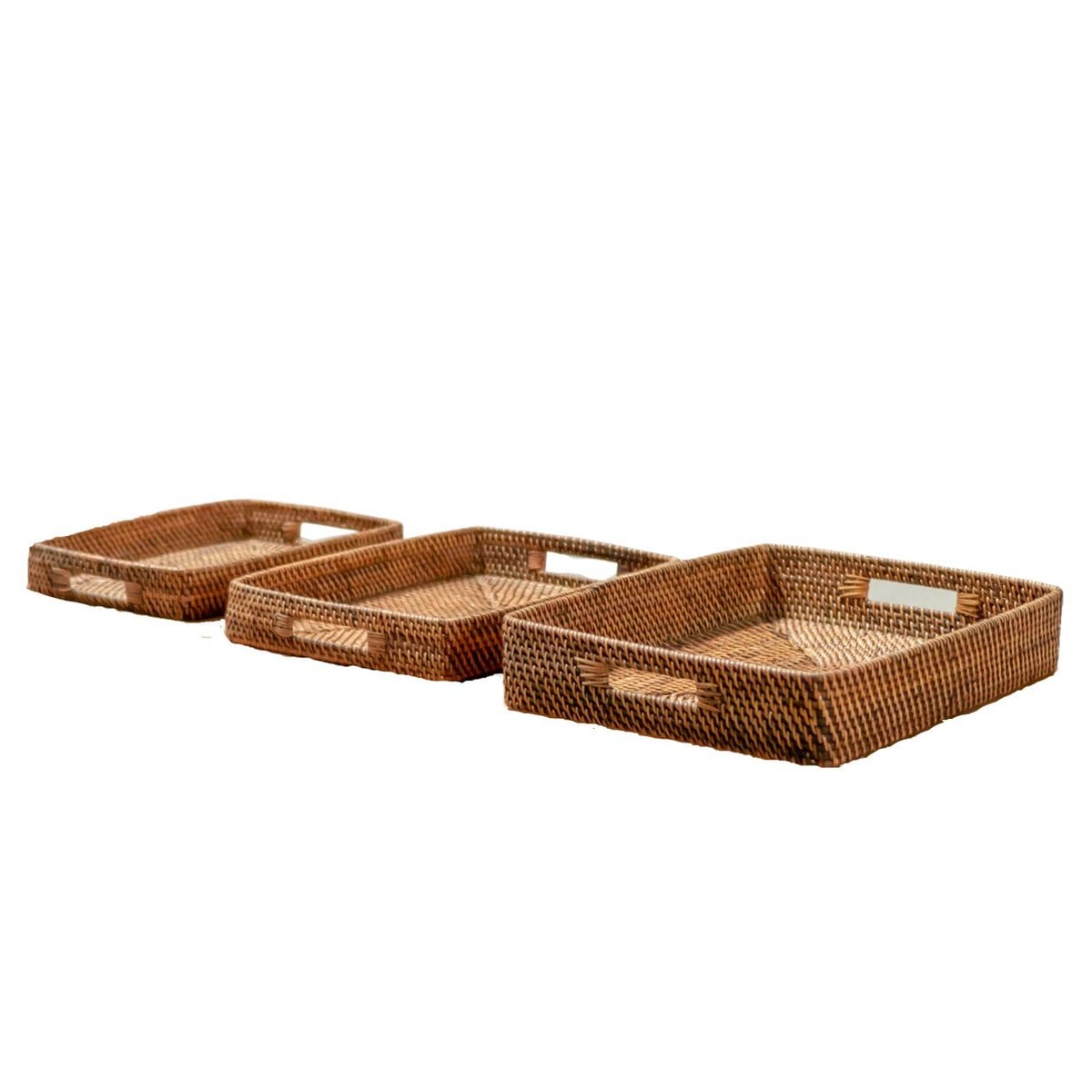 Tablett AMAHAI aus Rattan