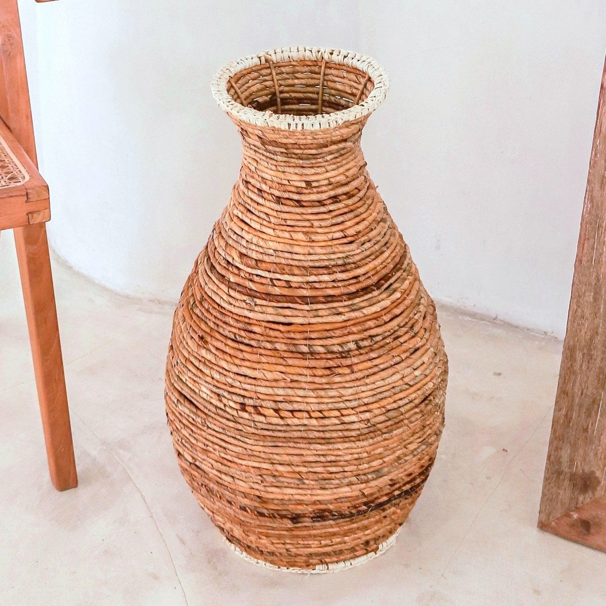 Bananenfaser-Vase TUMBAK