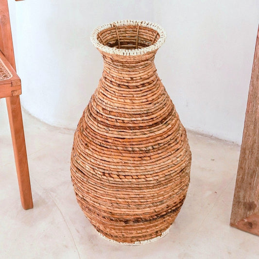 Banana fiber vase TUMBAK
