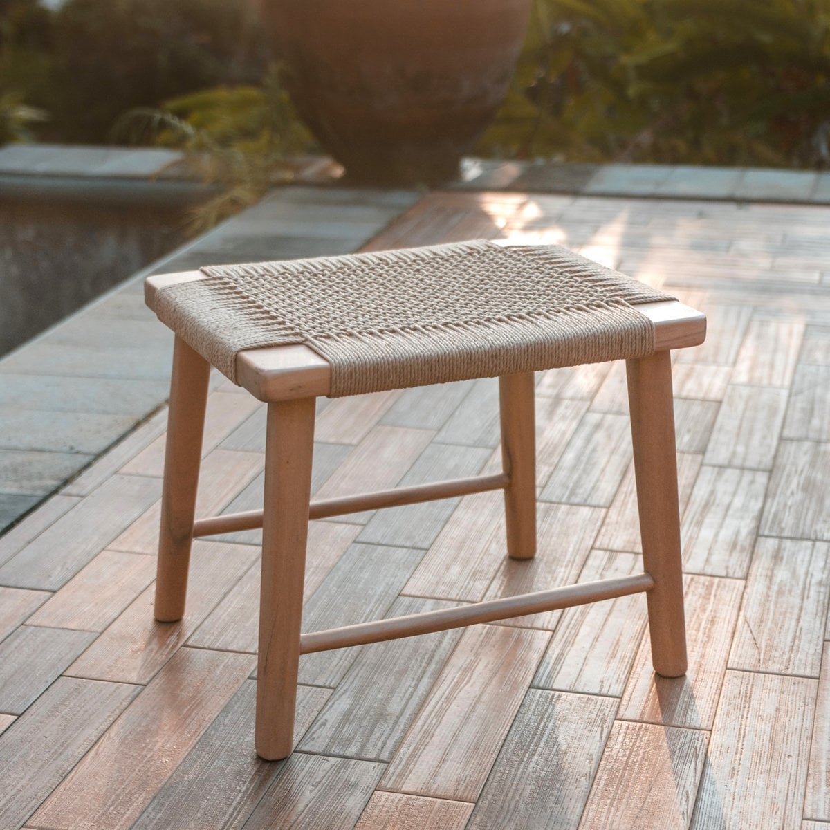 Wooden Stool SUNDA Trembesi