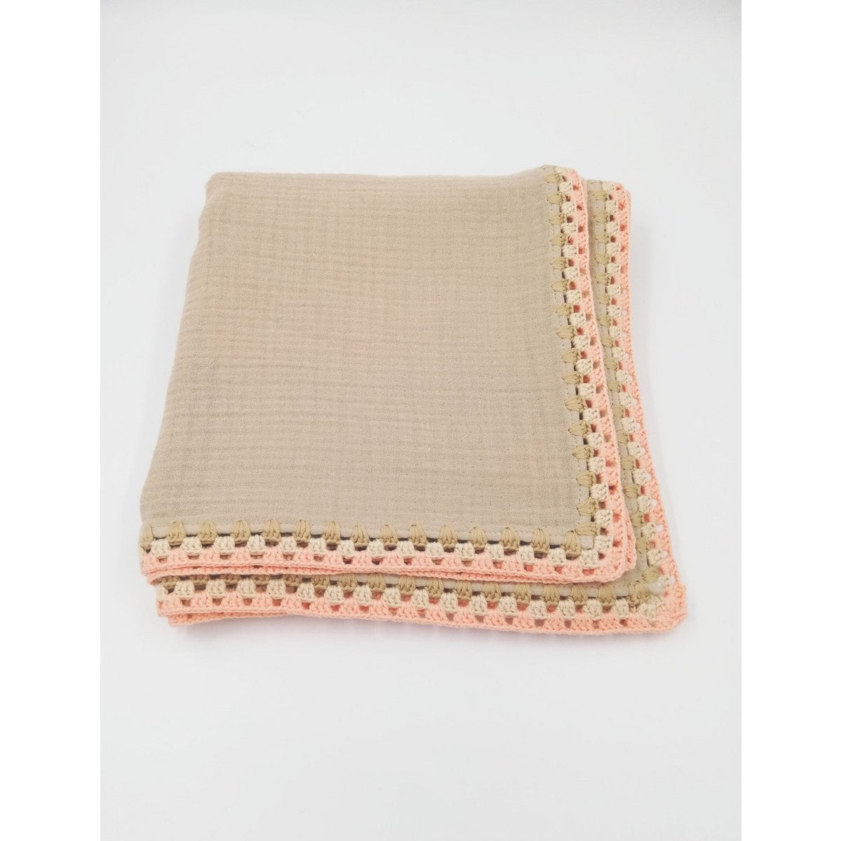 Musselin Babydecke CROCHET