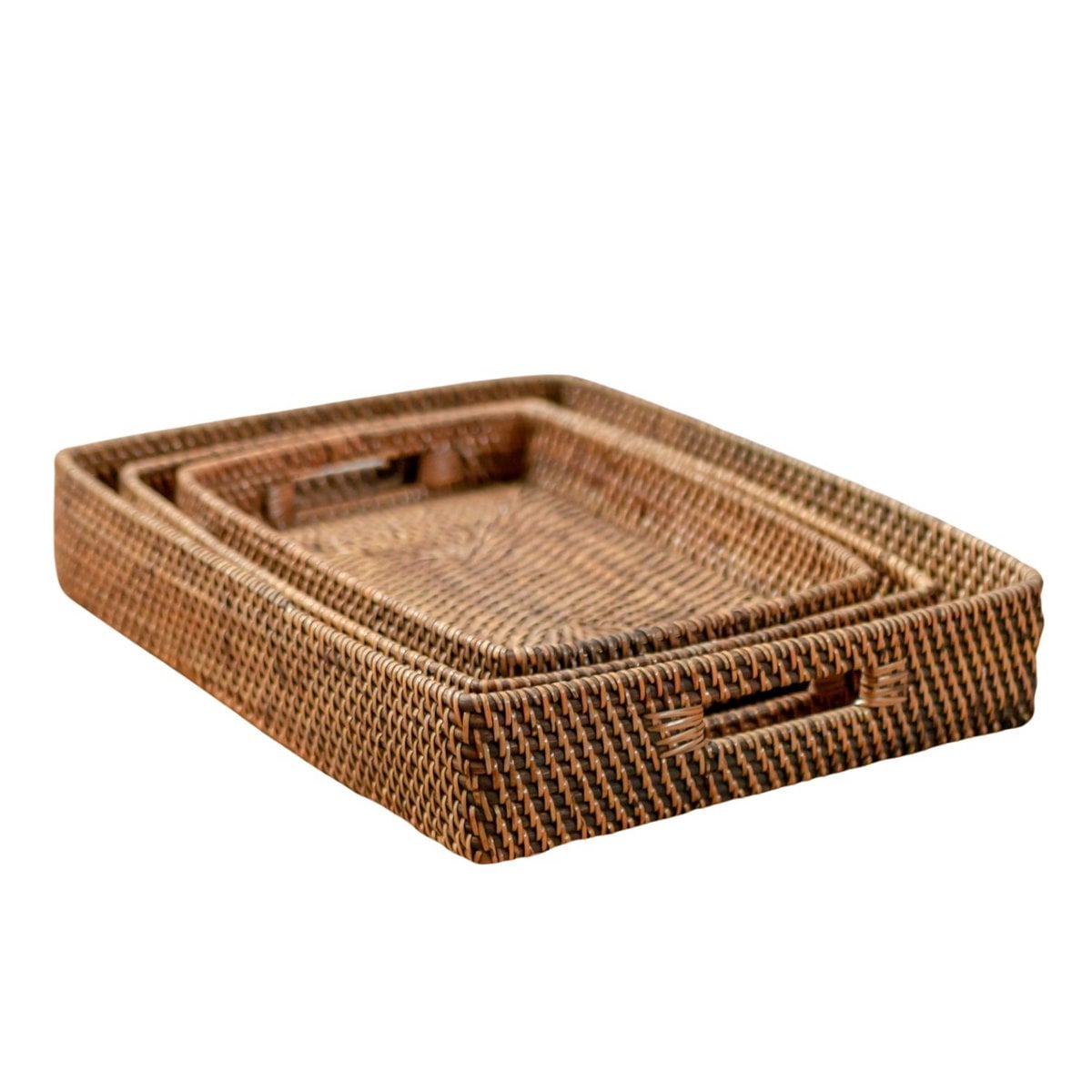 Tablett AMAHAI aus Rattan