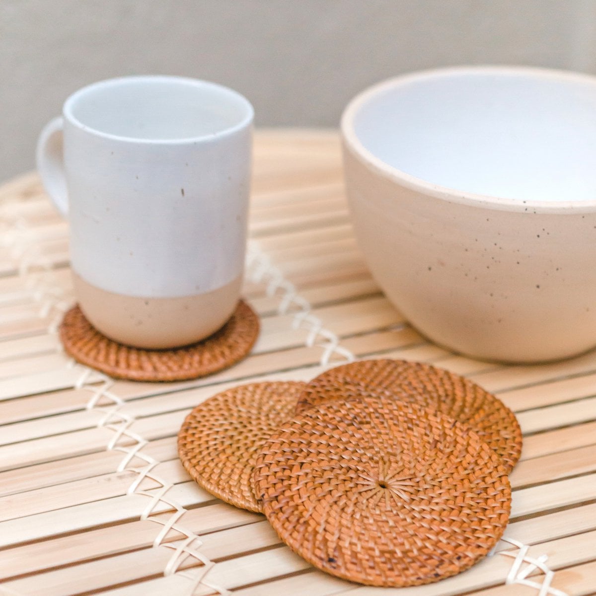 Rattan-Untersetzer TIBU
