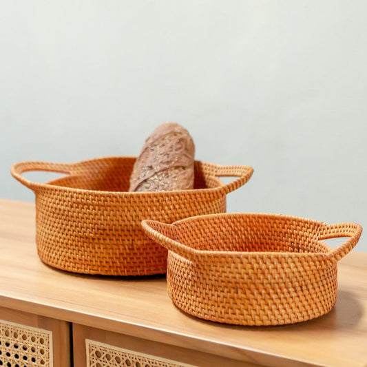 Rattan Bread Basket SUWARI