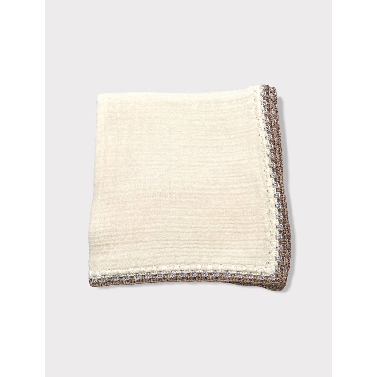 Musselin Babydecke CROCHET