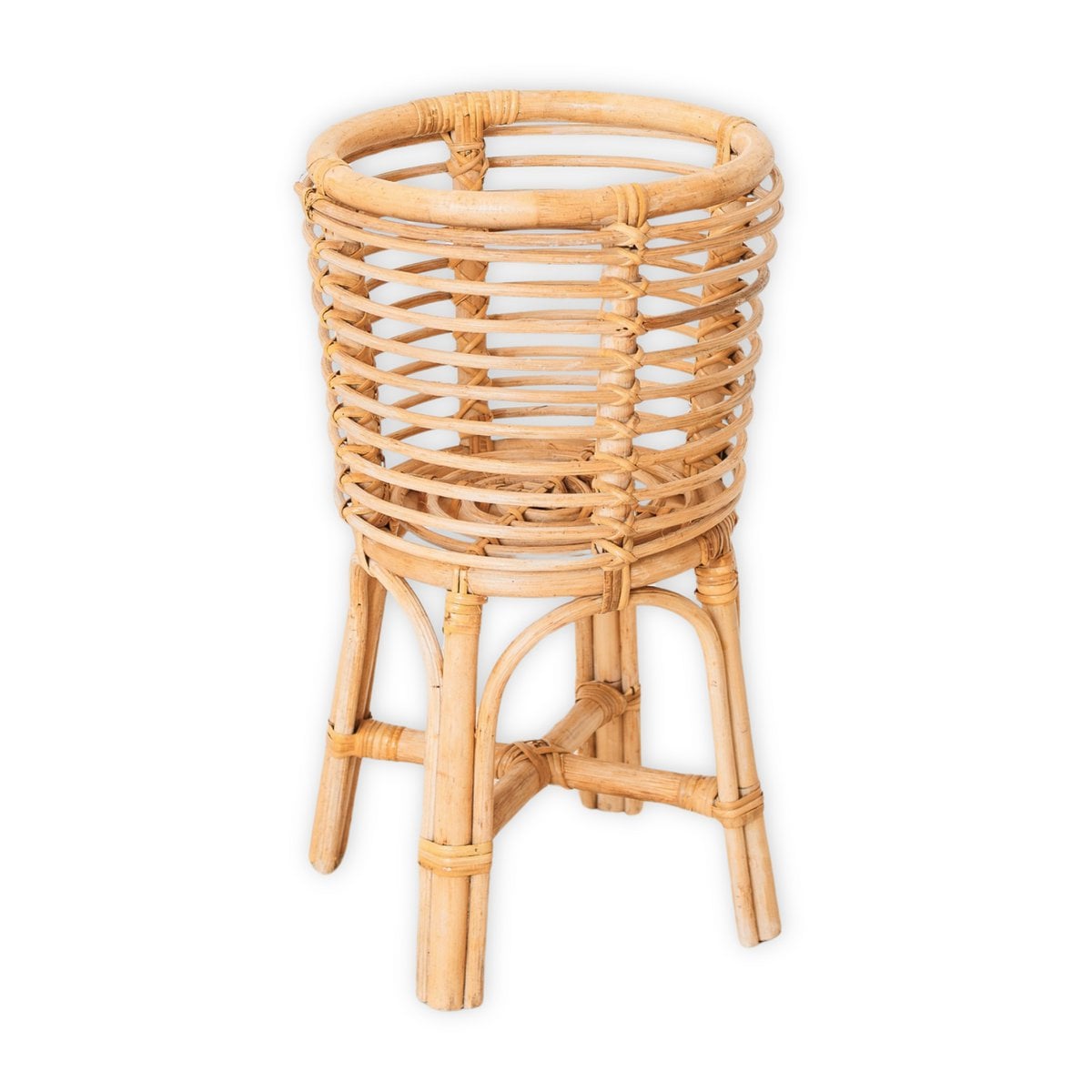 Rattan-Pflanzenständer AKARA