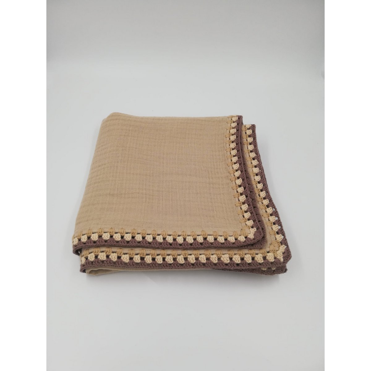 Musselin Babydecke CROCHET