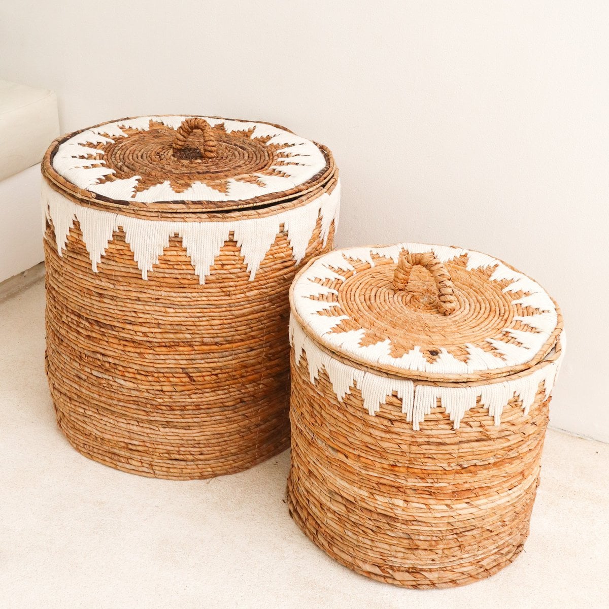Banana Fiber Laundry Hamper EMPAT