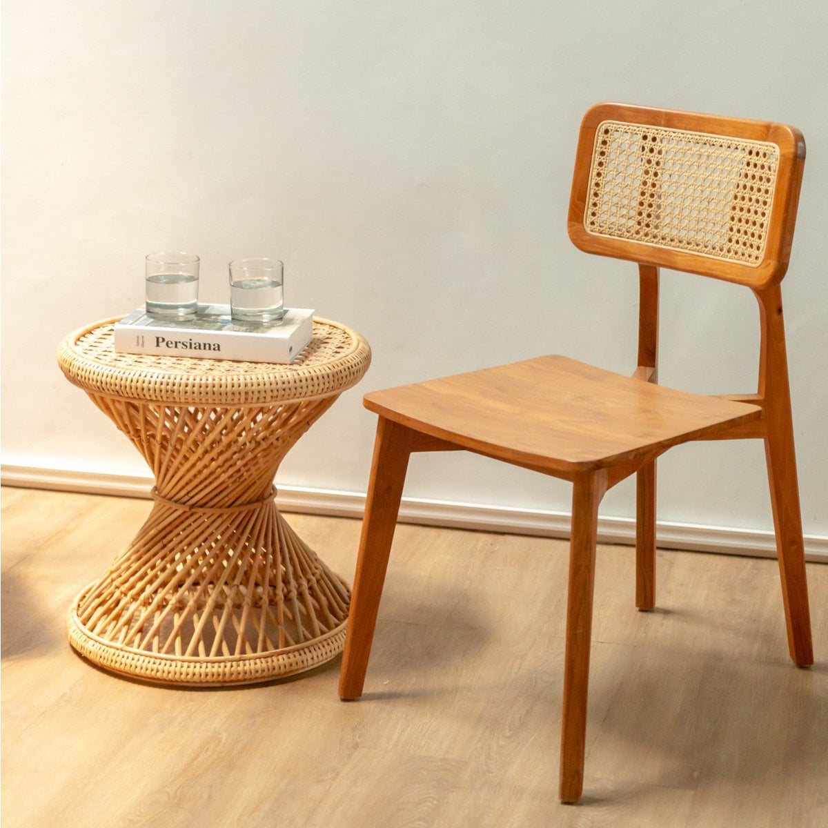 Rattan-Beistelltisch LUHU